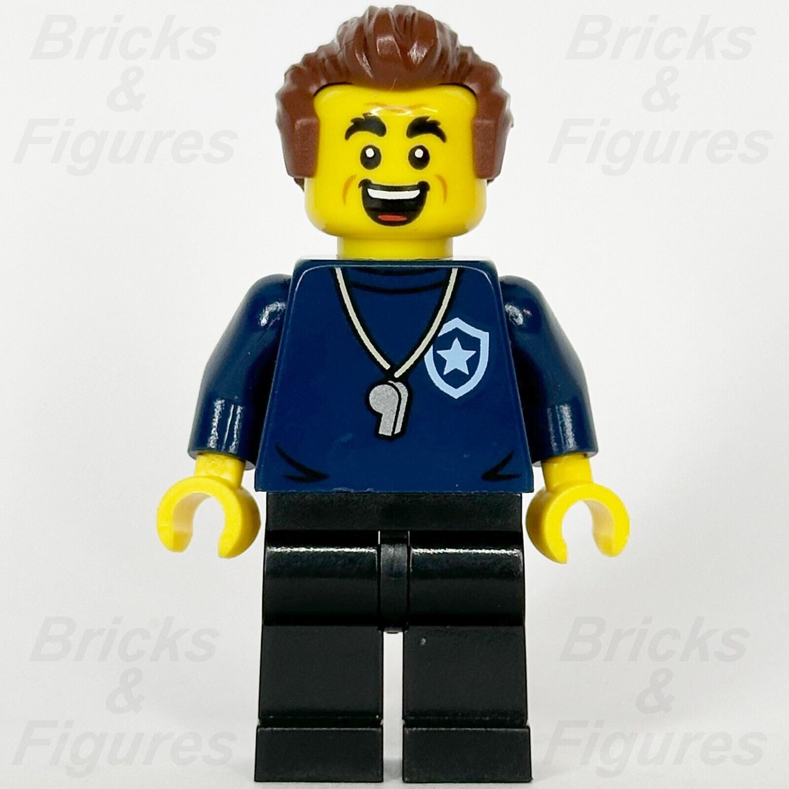 LEGO Police City Trainer Academy Male Minifigure Badge Whistle 60372 cty1559