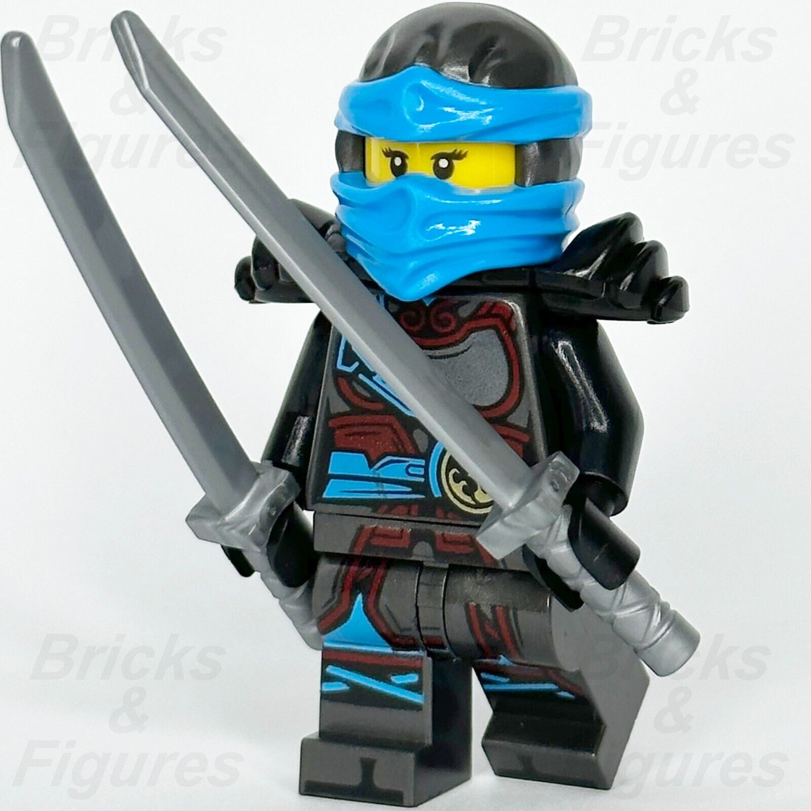 LEGO Ninjago Nya Minifigure Hands of Time Black Armour Water Ninja 70625 njo278