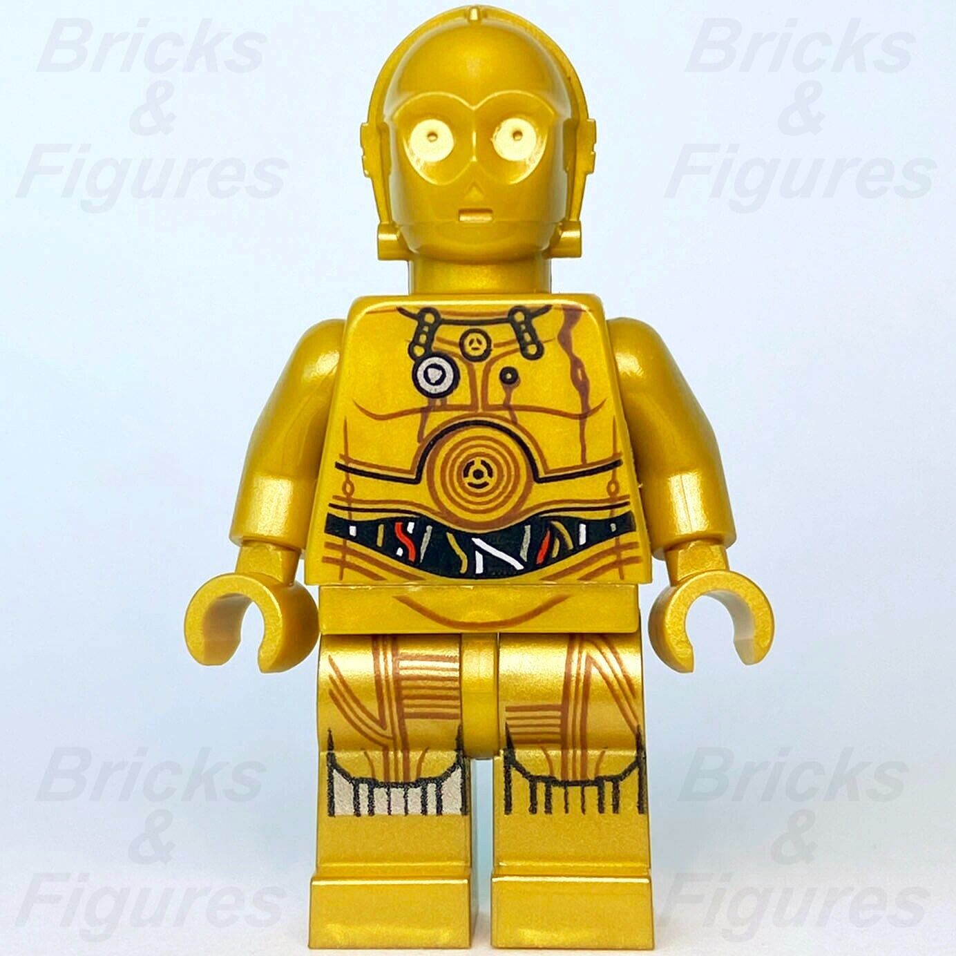 LEGO Star Wars C-3PO Minifigure Restraining Bolt Protocol Droid 75059 sw0561 - Bricks & Figures