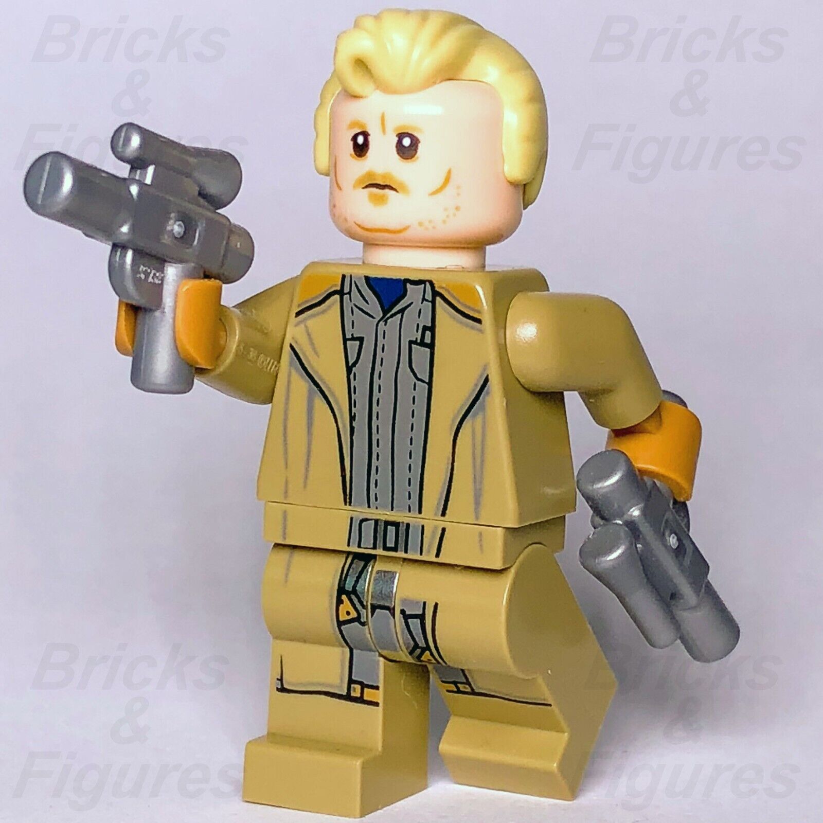 LEGO Star Wars Tobias Beckett Minifigure Solo Movie Mercenary 75211 sw0941 - Bricks & Figures