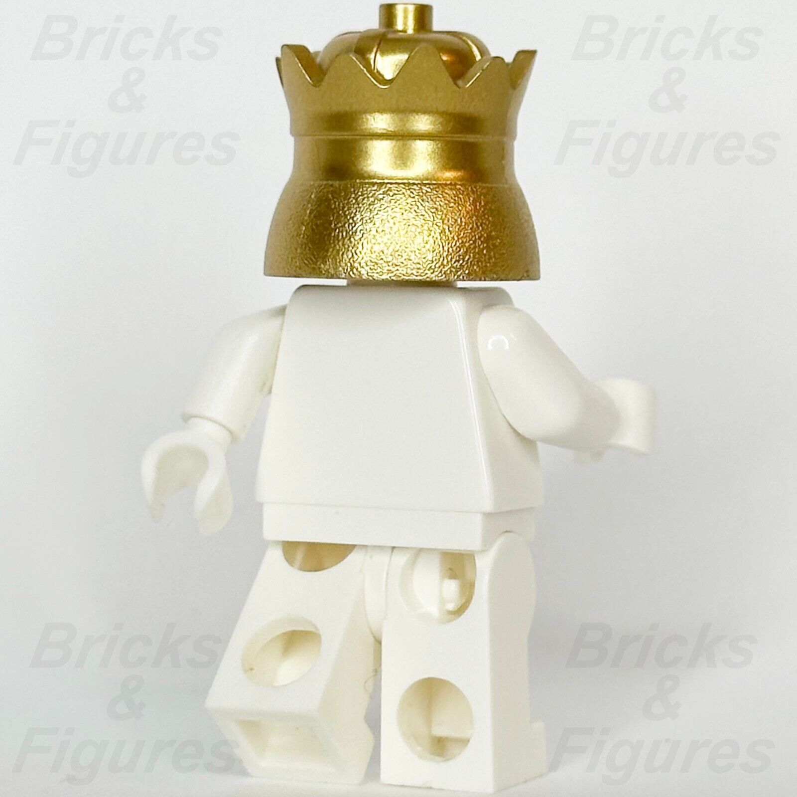 LEGO Castle Metallic Gold Crown Helmet Minifigure Headgear Part King 71015 - Bricks & Figures