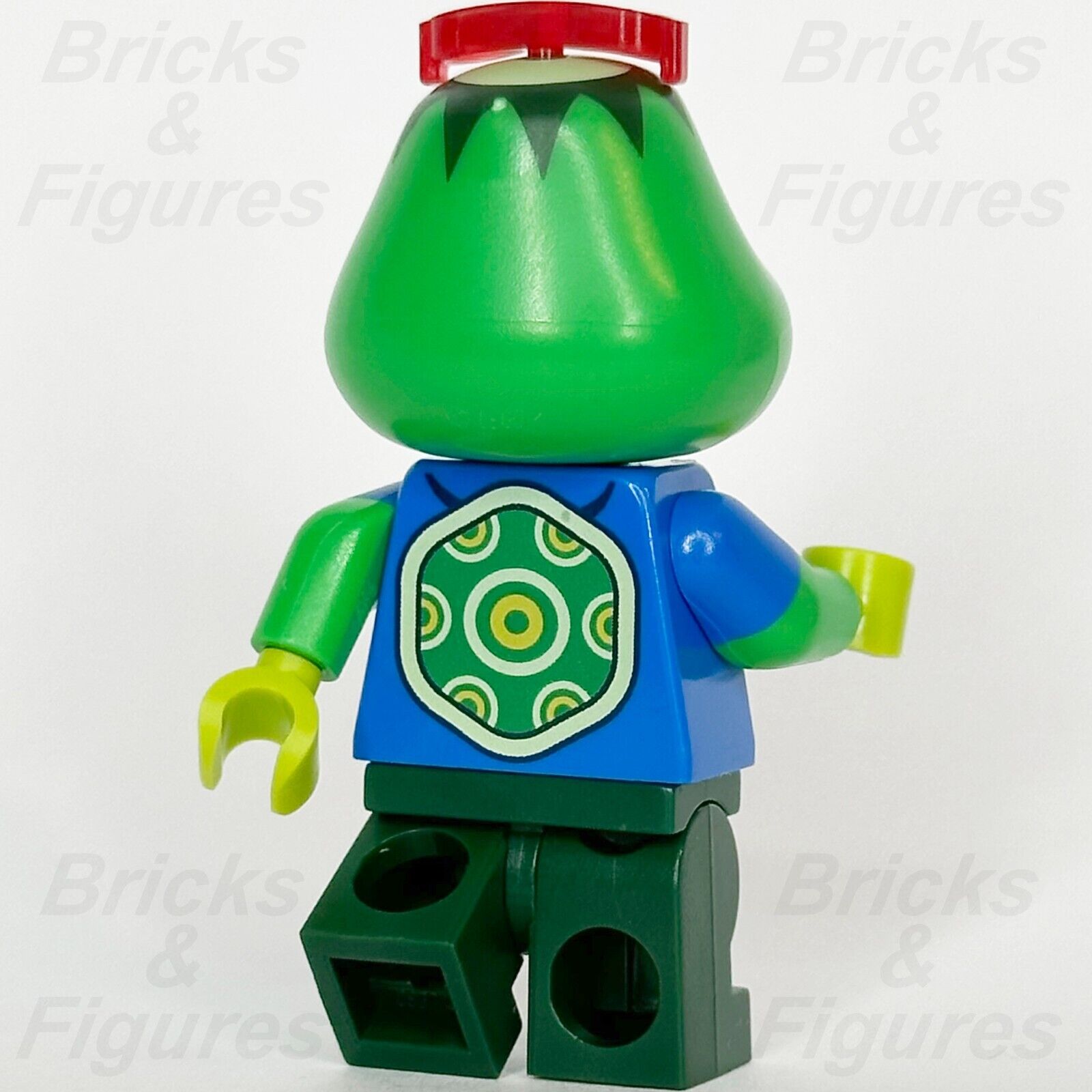 LEGO Animal Crossing Kapp'n Minifigure Turtle Minifig 77048 ani005 - Bricks & Figures