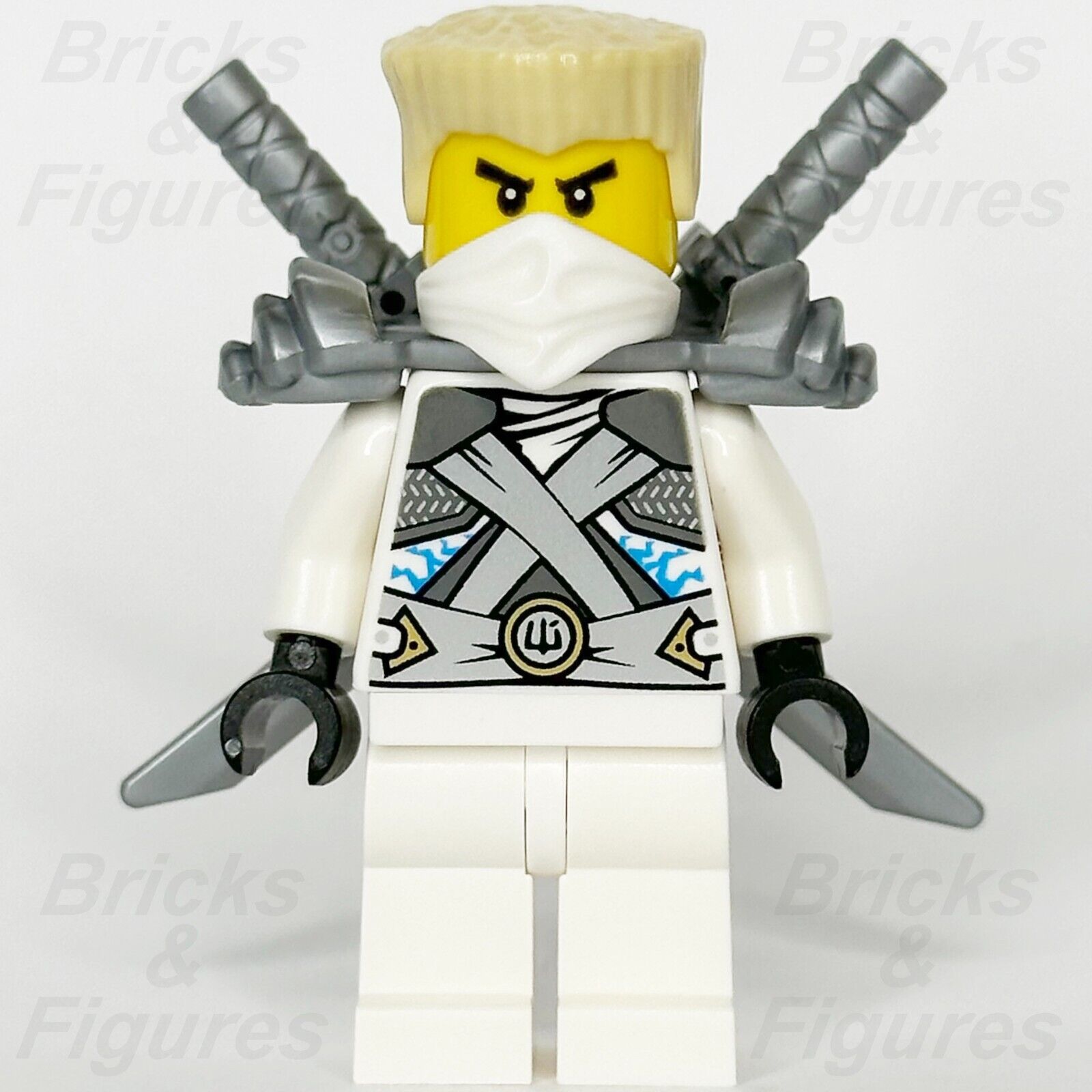 LEGO Ninjago Zane Minifigure Rebooted Stone Warrior Armour Nindroid 70728 njo106