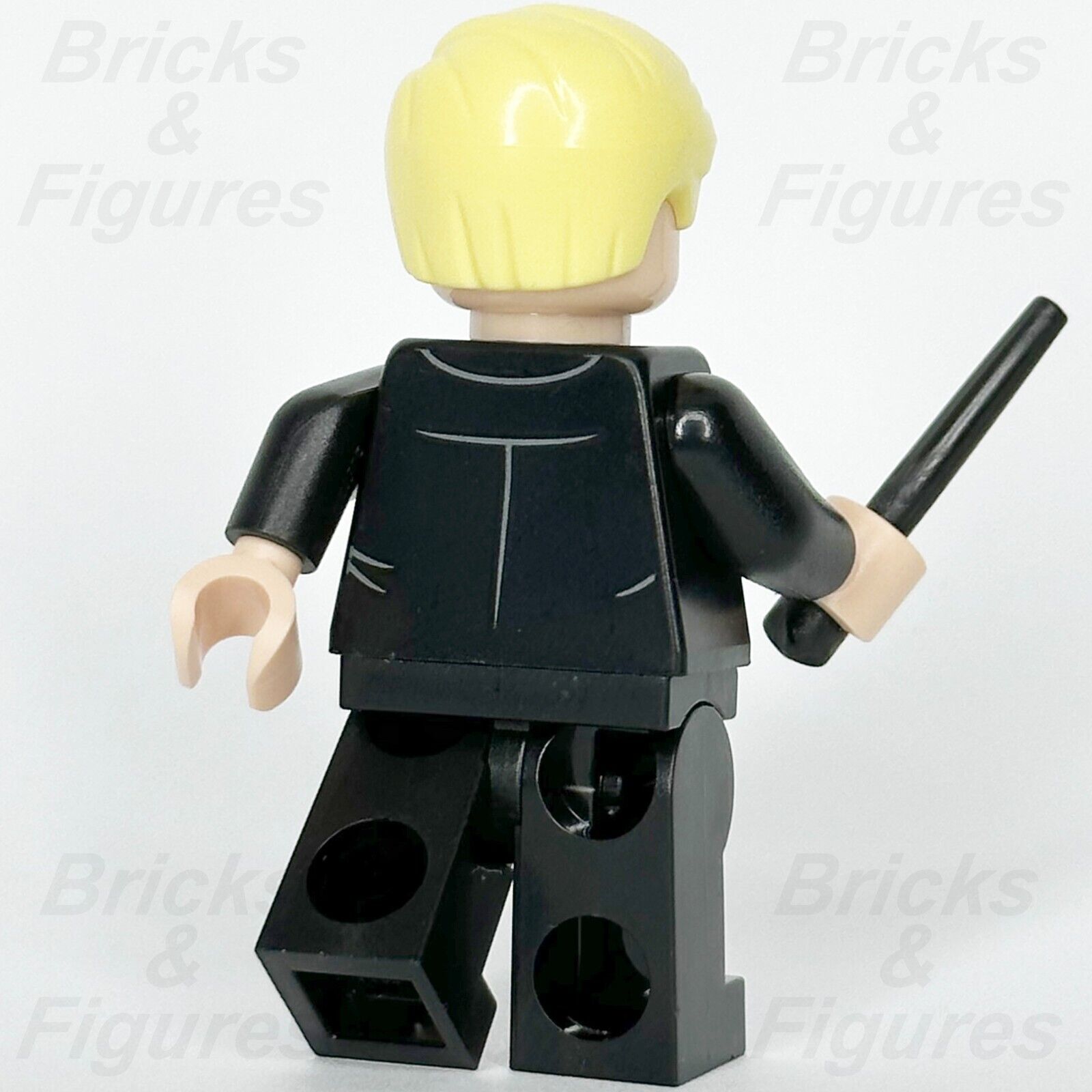 LEGO Harry Potter Draco Malfoy Minifigure Black Suit Slytherin Tie 76413 hp412 - Bricks & Figures