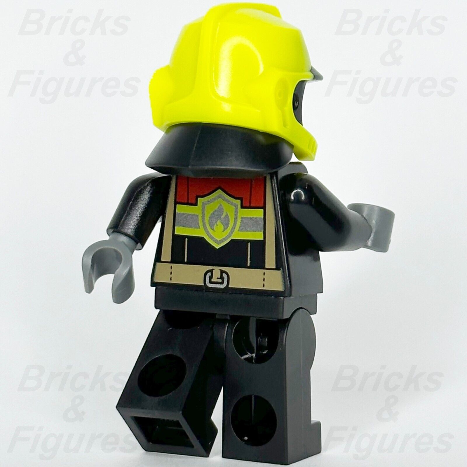 LEGO City Fireman Firefighter Bob Minifigure Fire Town 60319 cty1362 Minifig - Bricks & Figures