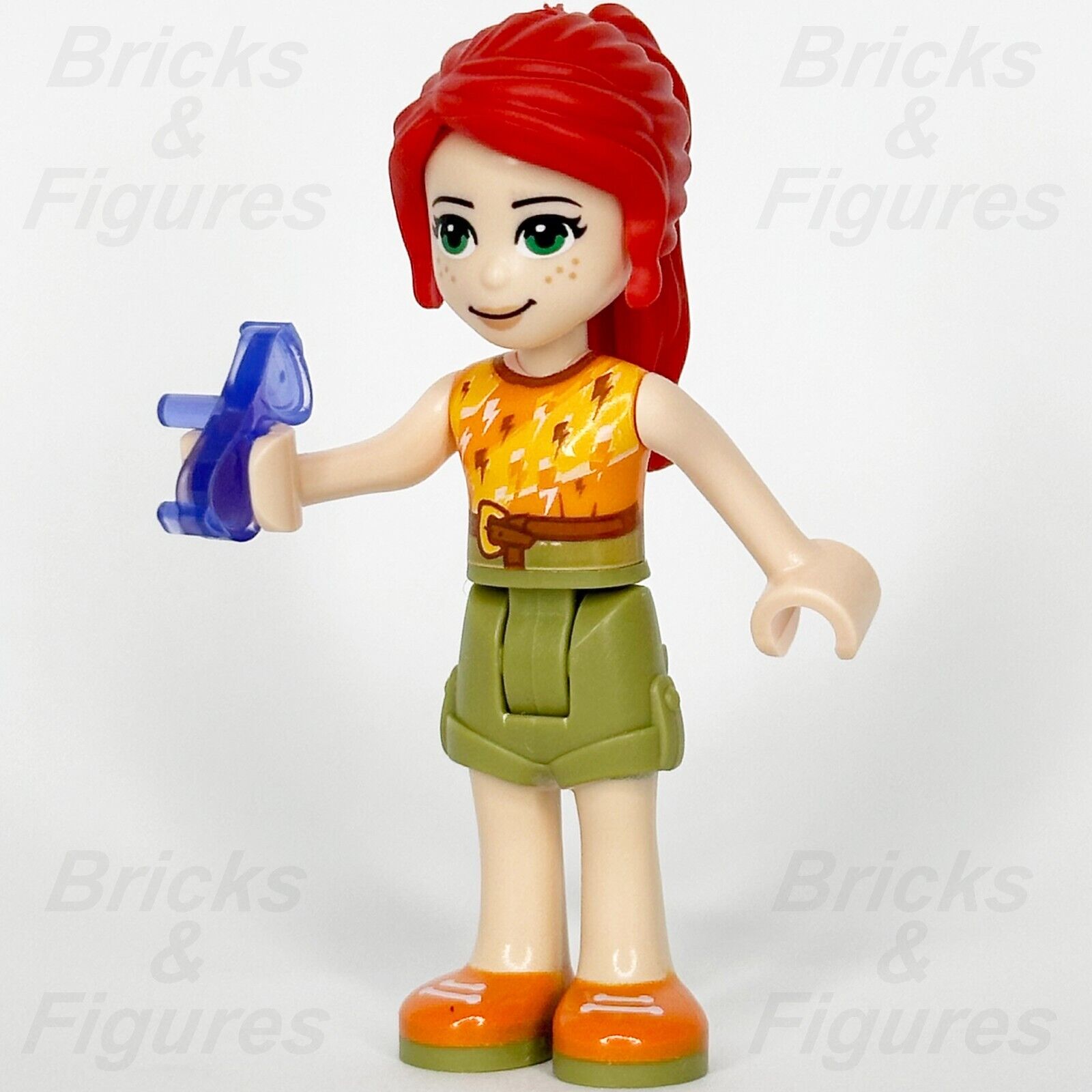 LEGO Friends Mia Minifigure Green Shorts Orange Top Sunglasses 41426 frnd388 - Bricks & Figures