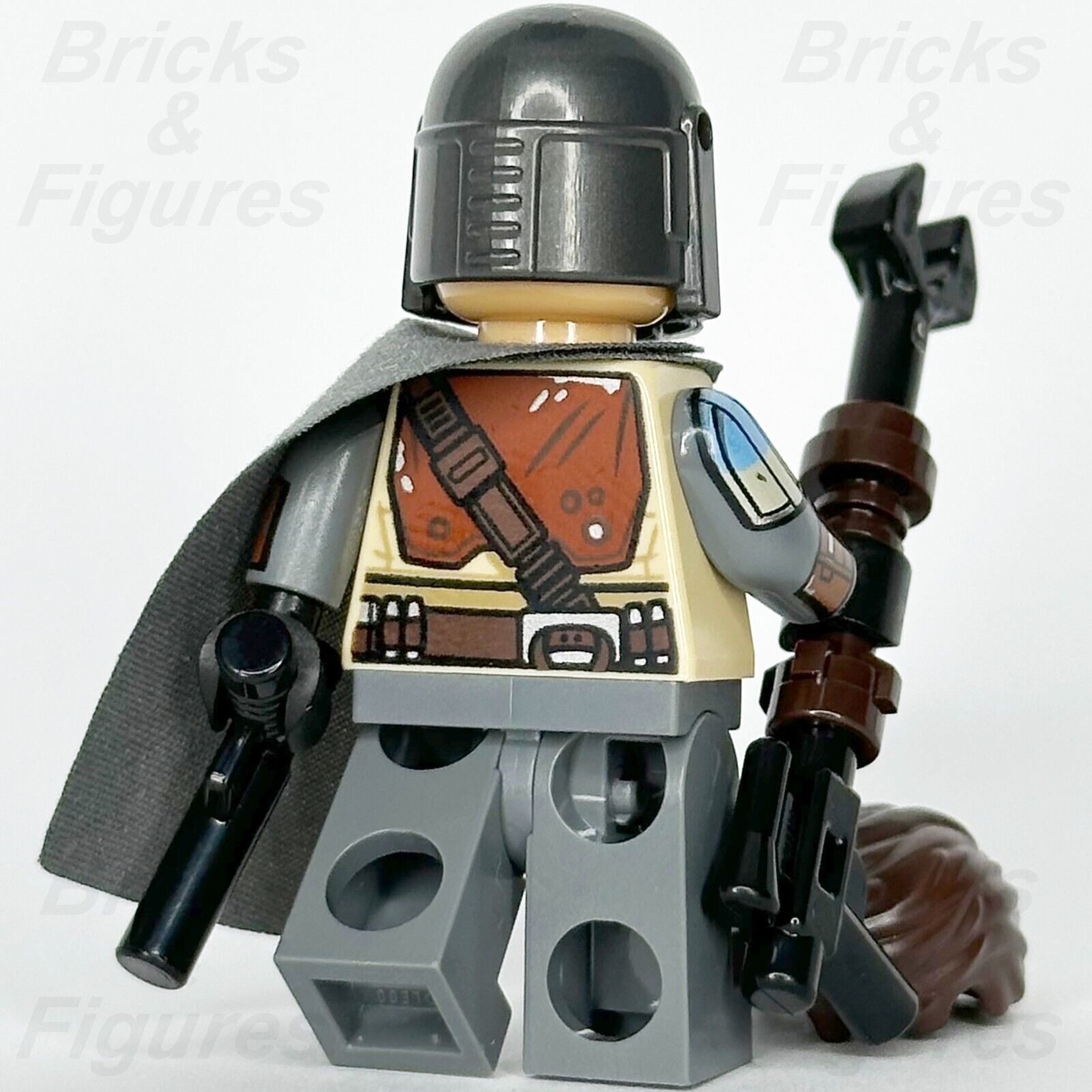 LEGO Star Wars Din Djarin Minifigure The Mandalorian Printed Arms 75331 sw1242 - Bricks & Figures