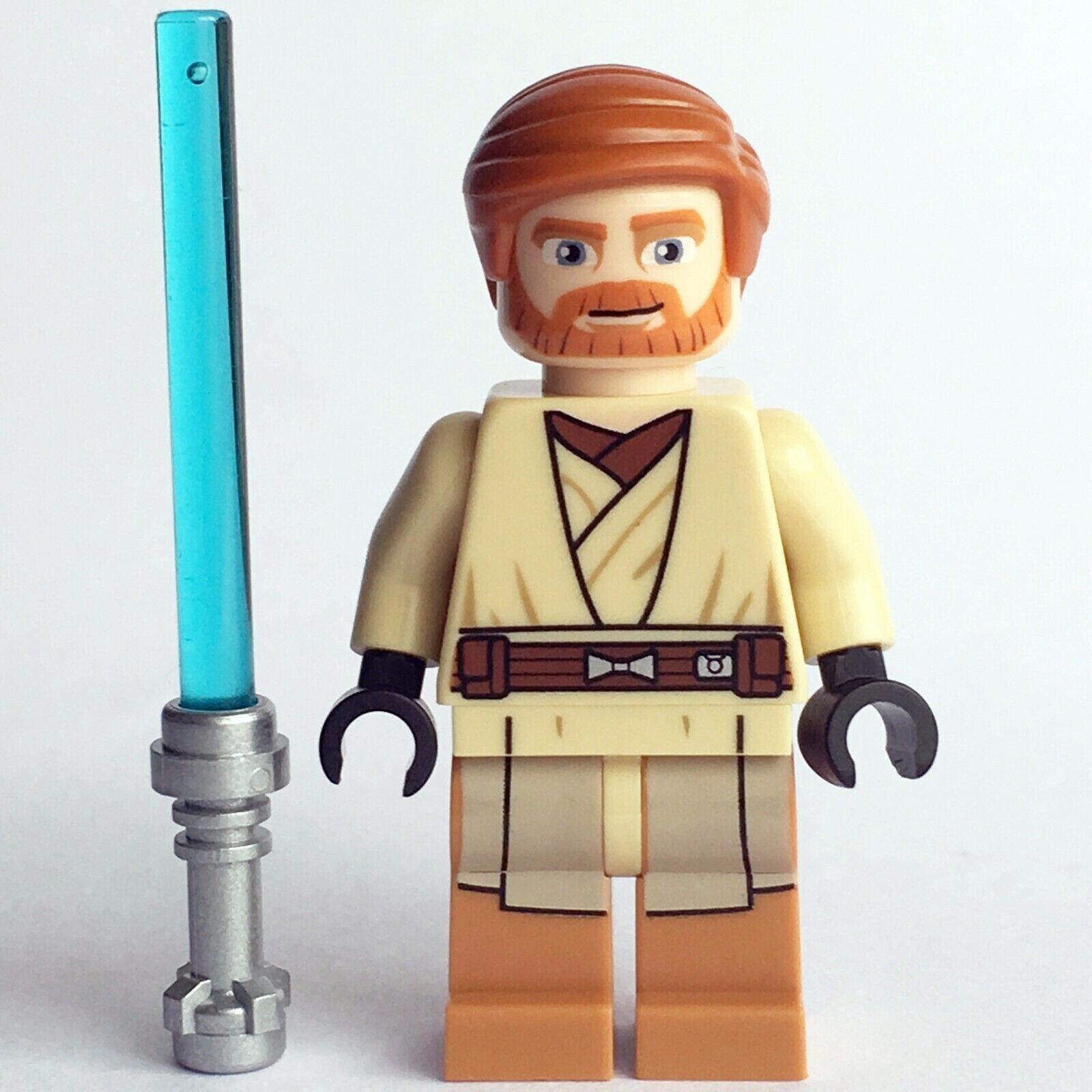 LEGO® Star Wars Obi-Wan Kenobi Minifigure The Clone Wars Jedi 75012 sw0449 - Bricks & Figures