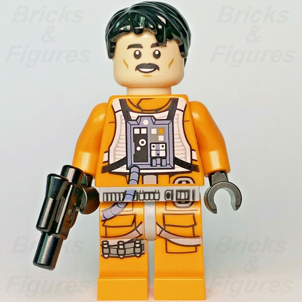 New Star Wars LEGO Biggs Darklighter Rebel X-Wing Pilot Minifigure Book sw1038 - Bricks & Figures