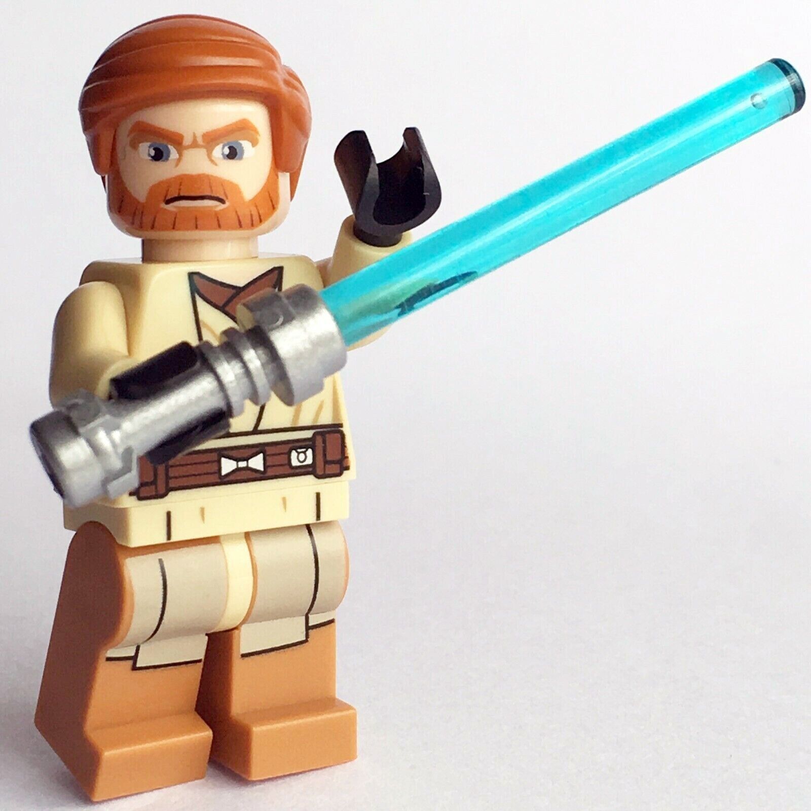 LEGO® Star Wars Obi-Wan Kenobi Minifigure The Clone Wars Jedi 75012 sw0449 - Bricks & Figures