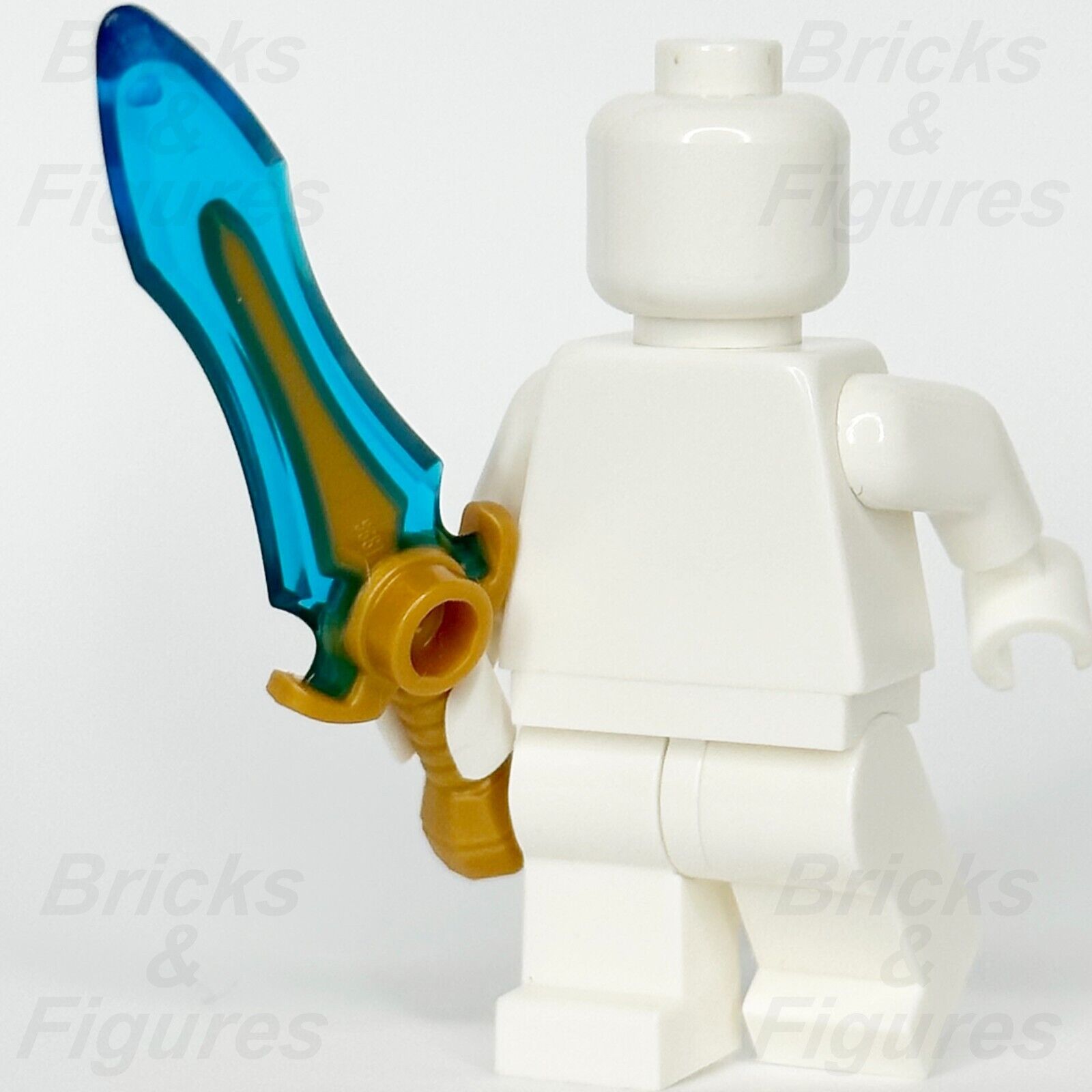 LEGO Dreamzzz Izzie's Sword Minifigure Weapon Part Blue & Gold Blade 1996pb01 - Bricks & Figures