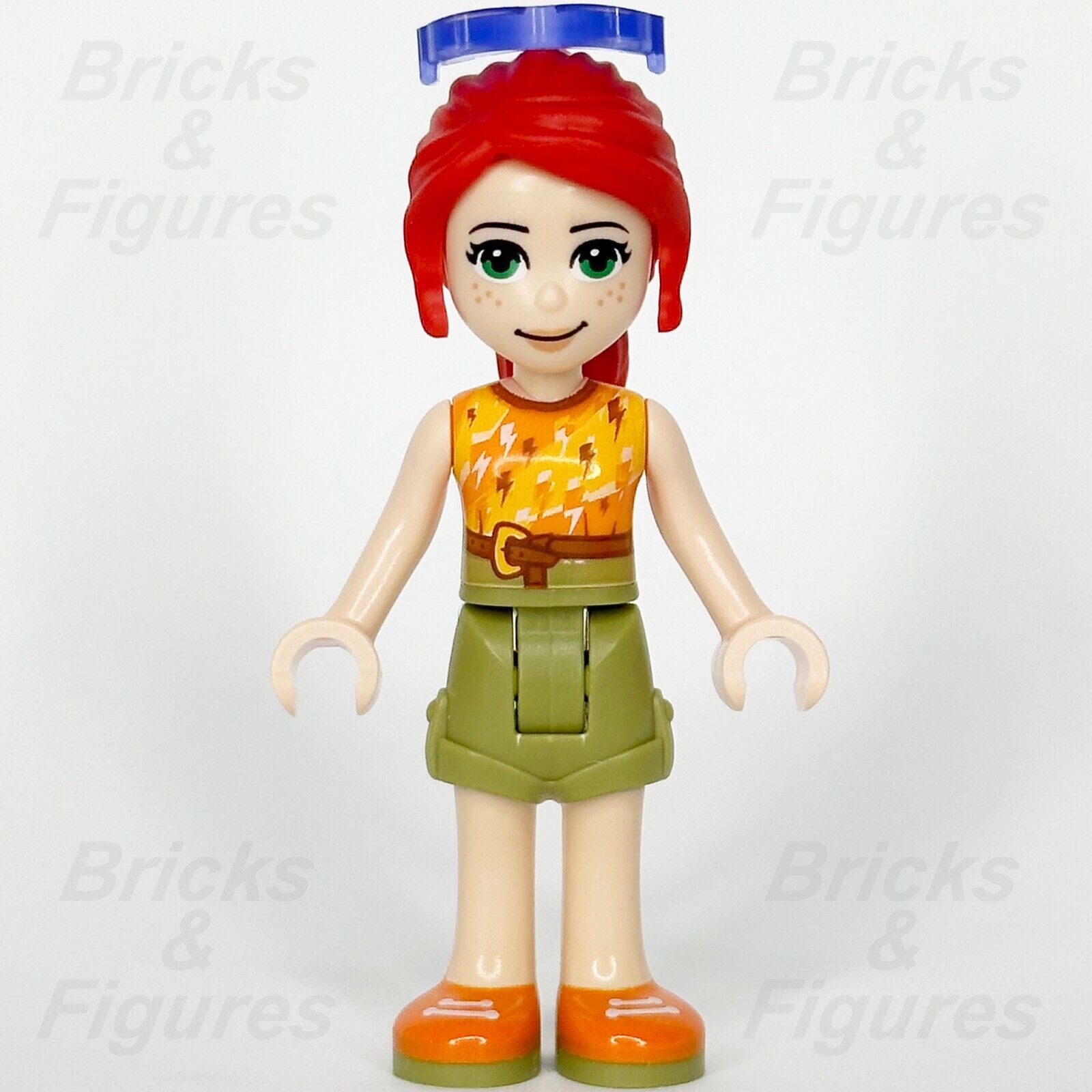 LEGO Friends Mia Minifigure Green Shorts Orange Top Sunglasses 41426 frnd388 - Bricks & Figures