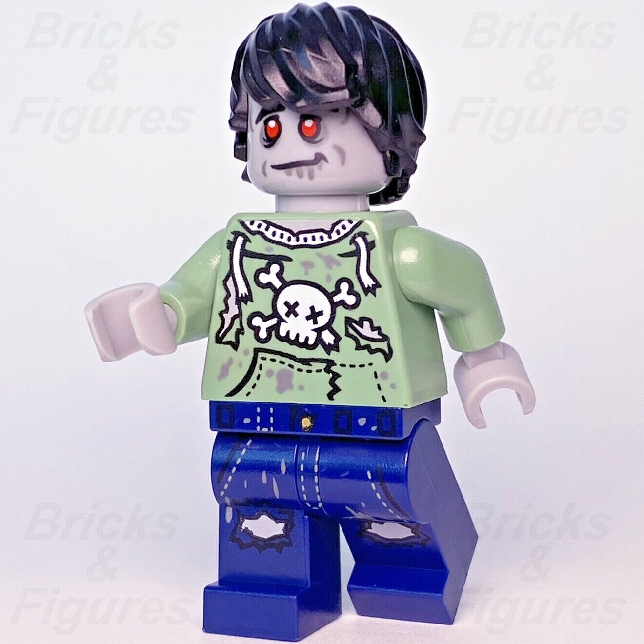 Collectible Minifigures LEGO Zombie Skateboarder Holiday & Event Minifig col227 - Bricks & Figures