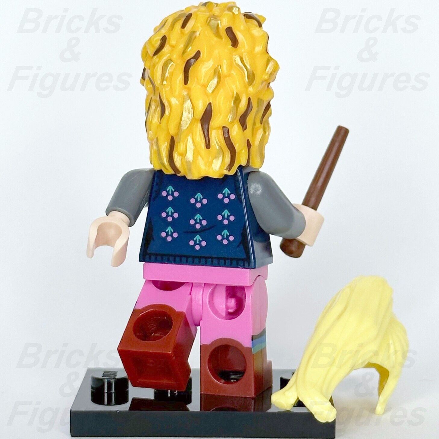 LEGO Harry Potter Luna Lovegood Minifigure Series 2 Lion Hat Head Outfit 71028 - Bricks & Figures