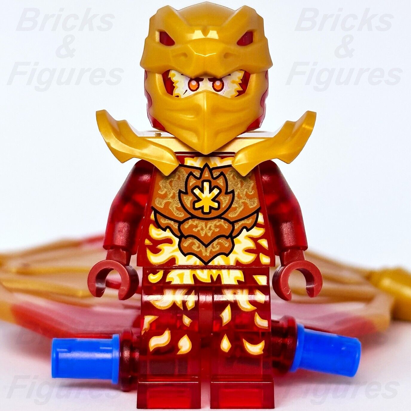 LEGO Kai Golden Dragon Ninjago Crystalized Minifigure Fire Ninja 71769 njo757 - Bricks & Figures