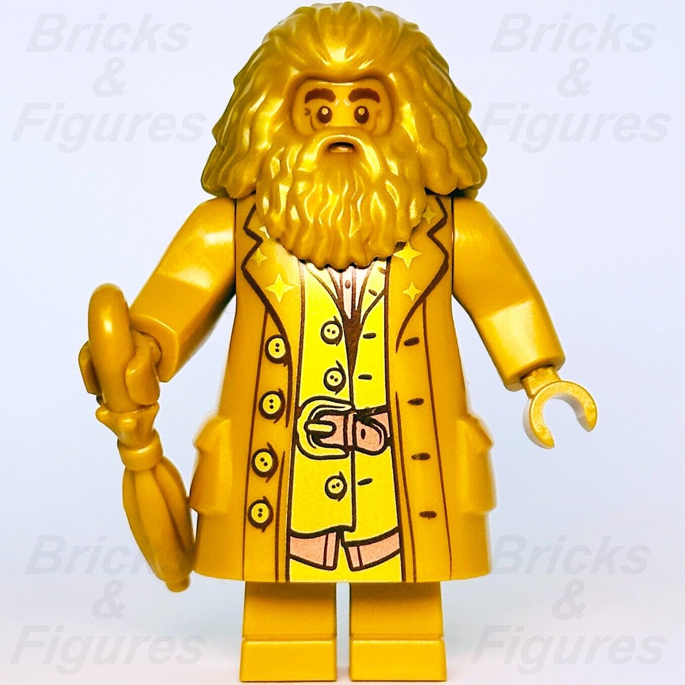 LEGO Rubeus Hagrid Minifigure Harry Potter 20th Anniversary Gold 76391 hp324 - Bricks & Figures