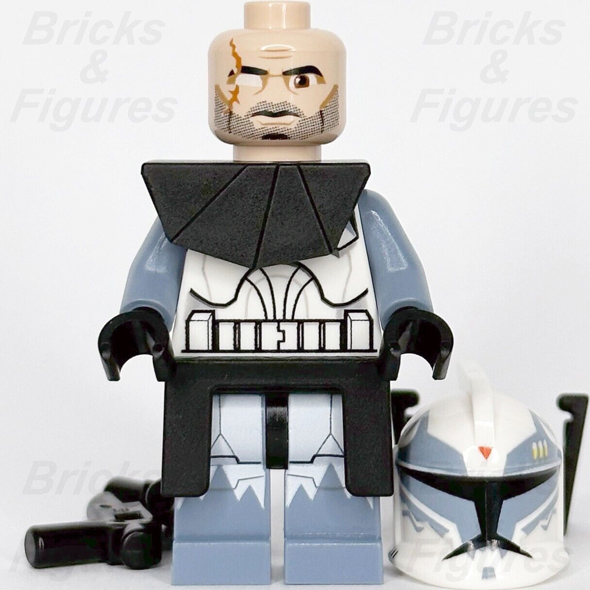 LEGO Star Wars Clone Trooper Commander Wolffe Minifigure Wolfpack Phas