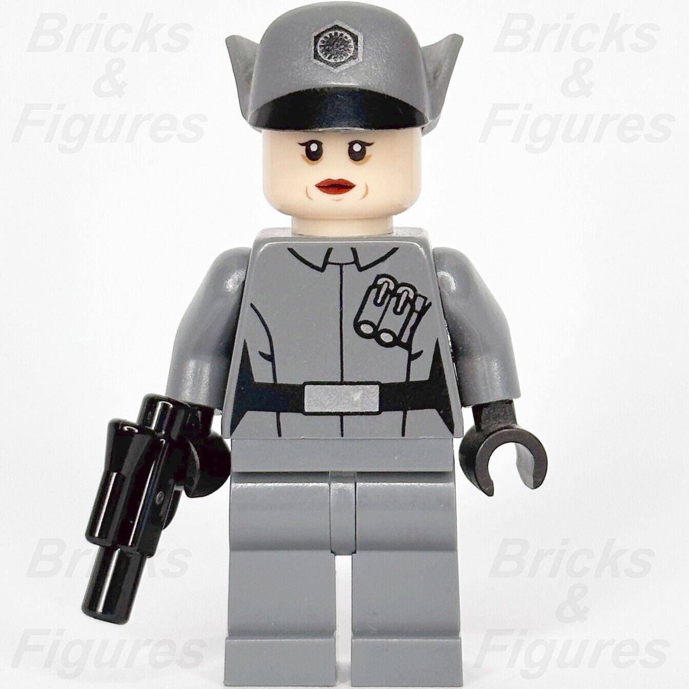 LEGO Star Wars First Order Officer Minifigure Female Lieutenant Captain 75104 - Bricks & Figures