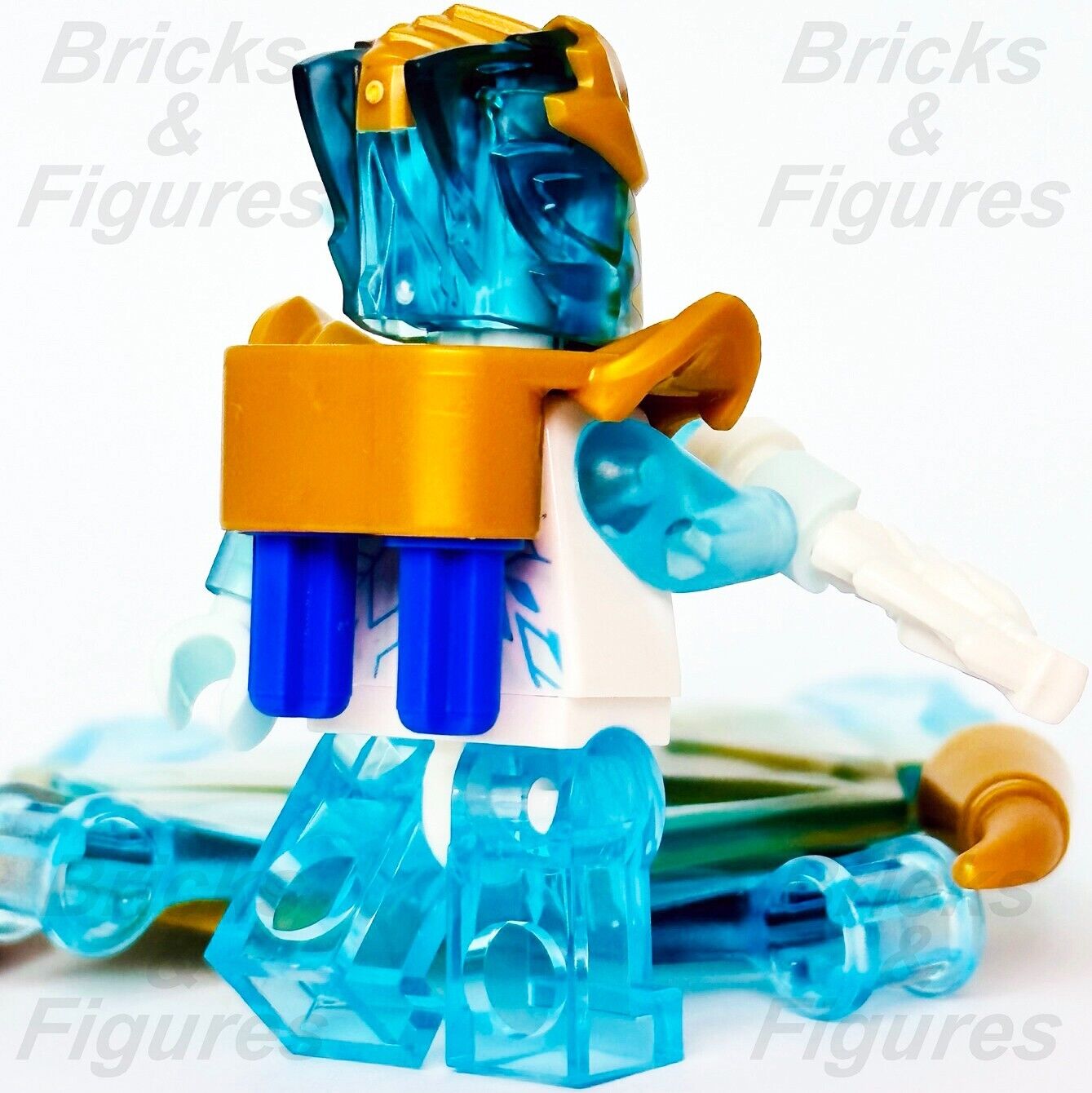 LEGO Zane Golden Dragon Ninjago Crystalized Minifigure 71770 njo770 Ninja New - Bricks & Figures