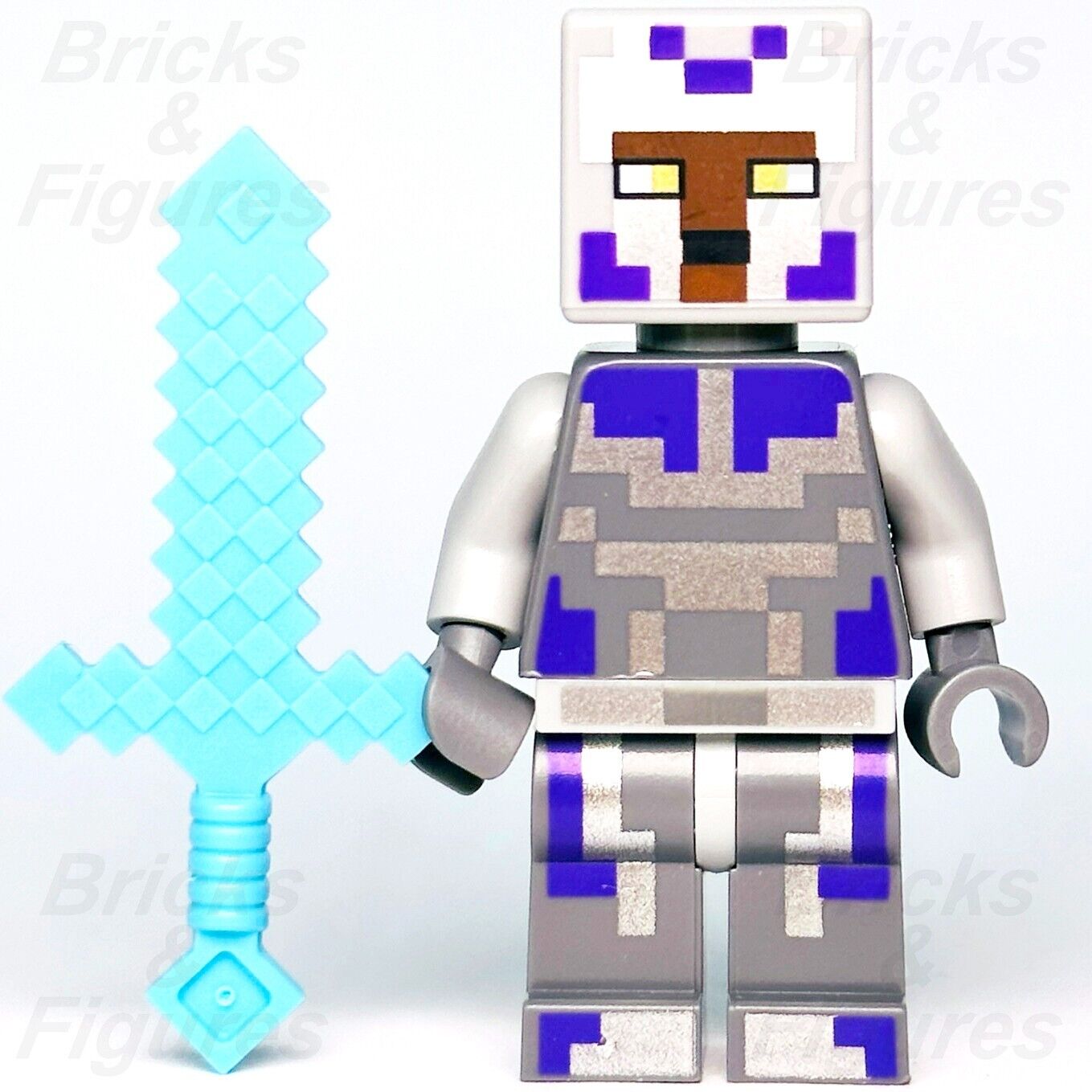 Minecraft LEGO Llama Knight Minifigure 21188 min123 with Sword Minifig Genuine - Bricks & Figures