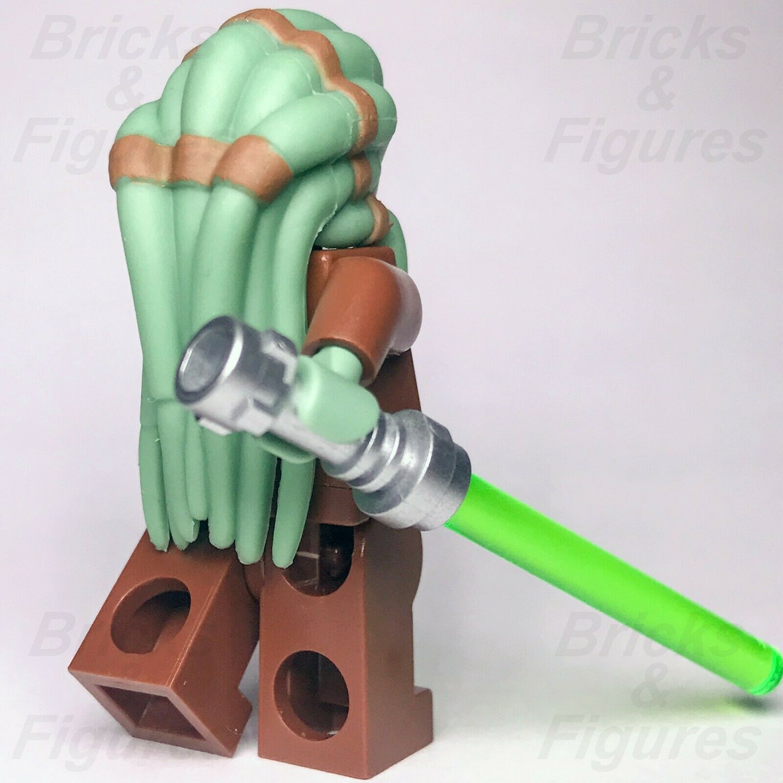 New Star Wars LEGO Kit Fisto Jedi Knight Master Minifigure 8088 7661 9526 - Bricks & Figures