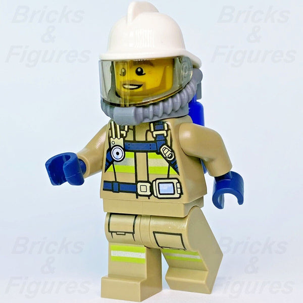 Town City LEGO Fireman Firefighter Breathing Gear Fire Minifigure 60321 cty1359